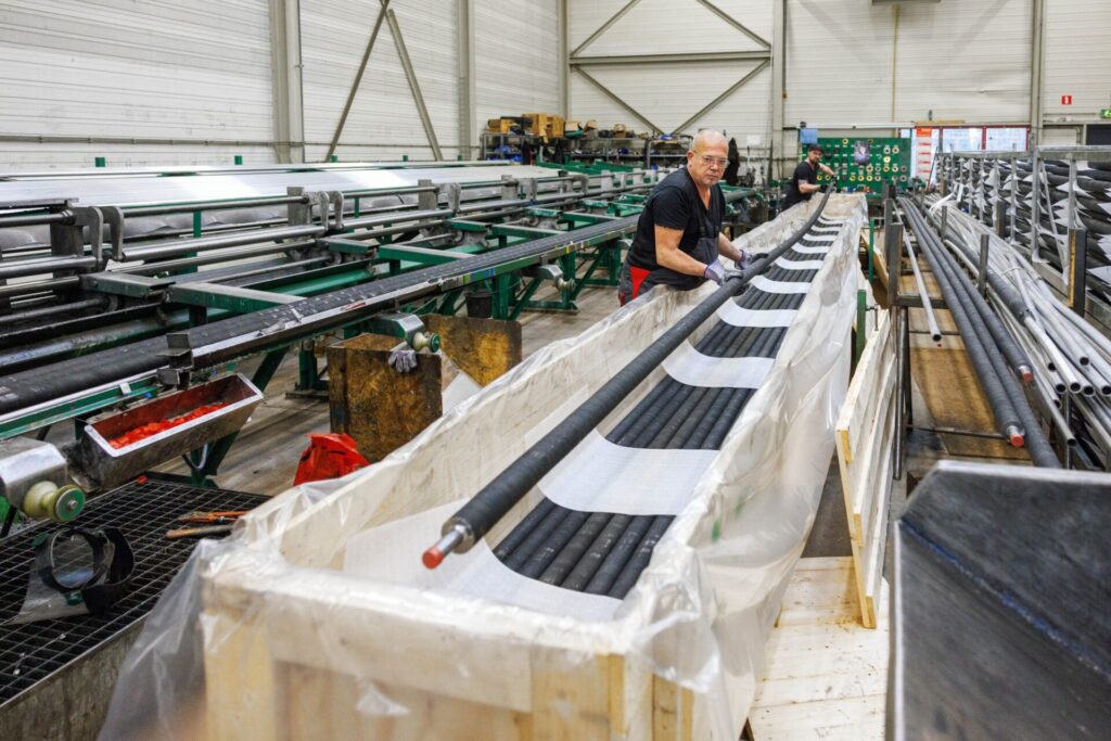 AircoFin production of high finned tubes
